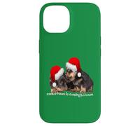 Santa Paws sta arrivando in città carino Rottweiler Natale Custodia per iPhone 14