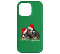 Santa Paws sta arrivando in città carino Rottweiler Natale Custodia per iPhone 14 Pro Max