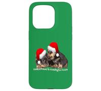 Santa Paws sta arrivando in città carino Rottweiler Natale Custodia per iPhone 15 Pro