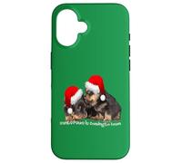 Santa Paws sta arrivando in città carino Rottweiler Natale Custodia per iPhone 16