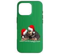 Santa Paws sta arrivando in città carino Rottweiler Natale Custodia per iPhone 16 Pro