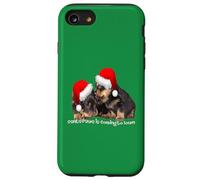 Santa Paws sta arrivando in città carino Rottweiler Natale Custodia per iPhone SE (2020) / 7/8