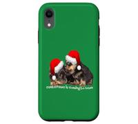 Santa Paws sta arrivando in città carino Rottweiler Natale Custodia per iPhone XR