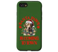 Santa Paws sta arrivando in città con Christmas Chocolate Lab Custodia per iPhone SE (2020) / 7/8