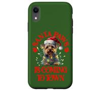 Santa Paws sta arrivando in città con Christmas Yorkshire Terrier Custodia per iPhone XR