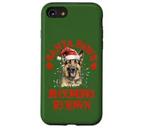 Santa Paws sta arrivando in città con il pastore tedesco di Natale Custodia per iPhone SE (2020) / 7/8