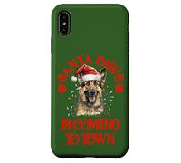 Santa Paws sta arrivando in città con il pastore tedesco di Natale Custodia per iPhone XS Max