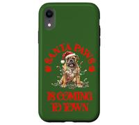Santa Paws sta arrivando in città con il pugile di Natale Custodia per iPhone XR