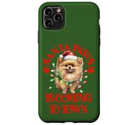 Santa Paws sta arrivando in città con la Pomerania di Natale Custodia per iPhone 11 Pro Max