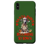 Santa Paws sta arrivando in città con l'alano natalizio Custodia per iPhone XS Max