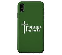 Santa Perpetua prega per noi Novene cattoliche Custodia per iPhone XS Max