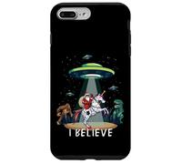 Santa Riding Unicorn Bigfoot Dino UFO Christmas Kids Boys Custodia per iPhone 7 Plus/8 Plus