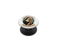 Santa Rita di Cascia Patrona Cattolica dell'Impossibile PopSockets PopGrip Adesivo
