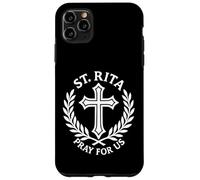 Santa Rita prega per noi cristiani cattolici Custodia per iPhone 11 Pro Max