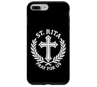Santa Rita prega per noi cristiani cattolici Custodia per iPhone 7 Plus/8 Plus