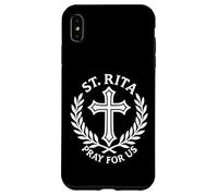 Santa Rita prega per noi cristiani cattolici Custodia per iPhone XS Max