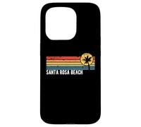Santa Rosa Beach FL Retro Sunset Stile Design invecchiato Custodia per iPhone 15 Pro