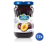 Santa Rosa Confettura Prugne Multipack 12x Gr 350