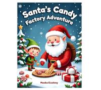 Santa´s Candy Factory Adventure: 25 Easy Holiday Mazes for Kids + Bonus 15 Coloring sheets, Large print size 8.5 x 11