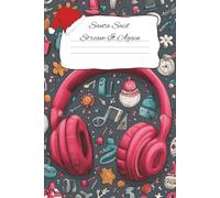 Santa Said Stream It Again: K-pop Album Review Journal, 6x9, 100 Pages for Rating Albums, Songs, Artists, and Tracking Moods | Cute Christmas Edition for Fans