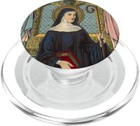 Santa Scolastica Benedetto Santi Cattolici Benedettini Vintage PopSockets PopGrip per MagSafe