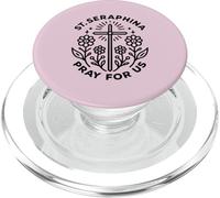 Santa Seraphina Prega per Noi Santa Devozione Cattolica PopSockets PopGrip per MagSafe