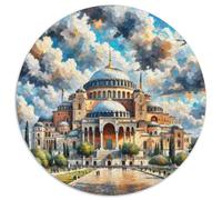 Santa Sofia 1000 Pezzi Puzzle Rotondo Santa Sofia Jigsaw Puzzle Adulti Puzzle Creativo Adulti Esigenti Puzzle Bambini Da 5 A 8 Anni Collezione Circolare 1000pcs (67.5x67.5cm)