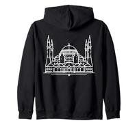 Santa Sofia Linework Amante Storia Felpa con Cappuccio