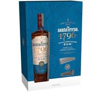 Santa Teresa 1796 Rum Venezuelano con Metodo Solera, Gift Pack con bicchiere Limited Edition, 70 cl /700 ml, 40% ABV