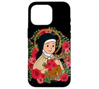 Santa Teresa di Lisieux Kids Little Flower Rose Cattolica Santa Custodia per iPhone 16 Pro