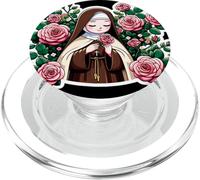 Santa Teresa di Lisieux Kids Little Flower Rose Cattolica Santa PopSockets PopGrip per MagSafe
