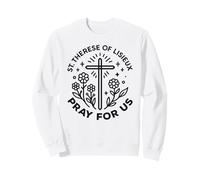 Santa Teresa di Lisieux Prega per Noi Donne cattoliche Felpa