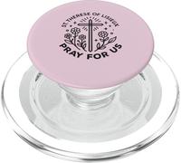Santa Teresa di Lisieux prega per noi donne cattoliche PopSockets PopGrip per MagSafe