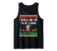 Santa Try to Be a Good Museum Technician - Funny Christmas Canotta