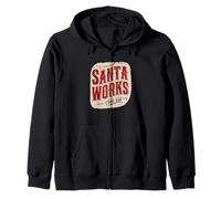 Santa Works - Costume da discorso di Un Giorno Felpa con Cappuccio