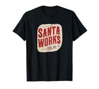 Santa Works - Costume da discorso di Un Giorno Maglietta
