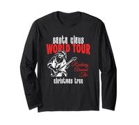 Santa World Tour Natale Maglia a Manica