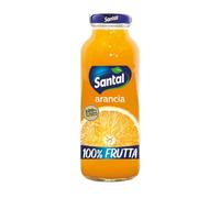 Santal Succo 100% Frutta Gusto Arancia Confezione da 24 Bottiglie da 250 ml