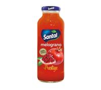 Santal Prestige Succo di Frutta Melograno Confezione da 24 Bottiglie da 250 ml 100% di Origine Naturale
