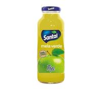 Santal Succo di Frutta Top Mela Verde Ingredienti 100% di Origine Naturale Confezione da 24 Bottiglie in Vetro da 250ml