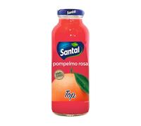 Santal Succo di Frutta Top Pompelmo Rosa Ingredienti 100% di Origine Naturale Confezione da 24 Bottiglie in Vetro da 250ml