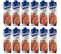 Santal - Succo Frutti Rossi Multivitamin - 12 pezzi da 1 l [12 l]