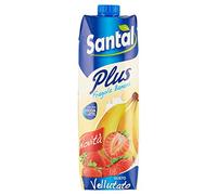 Santal - Succo Plus Fragola Banana, Con Una Goccia Di Latte - 6 pezzi da 1 l [6