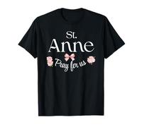 Sant'Anna Pregare Cattolica Patrona Santa Madri Ragazza Santa Maglietta