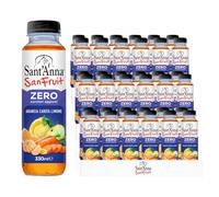Sant'Anna SanFruit gusto Arancia Carota Limone 0,33L Pack da 36 bottiglie | Bevanda a base di succhi di Frutta in Acqua Sant'Anna Senza Zuccheri Aggiunt