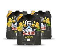 Sant'Anna SanThè Zero 1,5L Gusto Limone | Pack 3 Confezioni da 6 Bottiglie di Vero Infuso di Thè in Acqua Sant'Anna | Zero Zuccheri, Zero Calorie, Zero Glutine