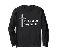 Sant'Anselmo Prega per Noi Chiesa cattolica Santo Patrocinio Maglia a Manica