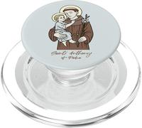 Sant'Antonio da Padova con Cristo Bambino Santo Patrono PopSockets PopGrip per MagSafe