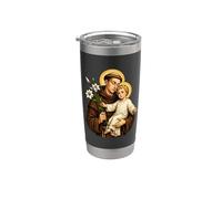 Sant'Antonio di Padova Bicchiere termico in acciaio inox doppia parete