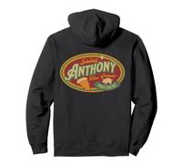 Sant'Antonio Grande Abate Patrono San Agricoltori retrò Pizza Felpa con Cappuccio